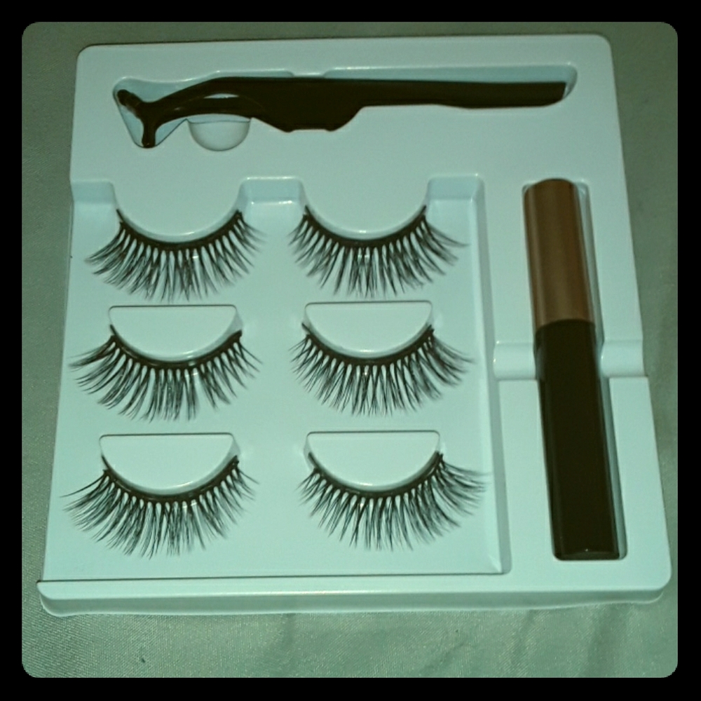 (3 Pairs) New Magnetic Eyelash Kit